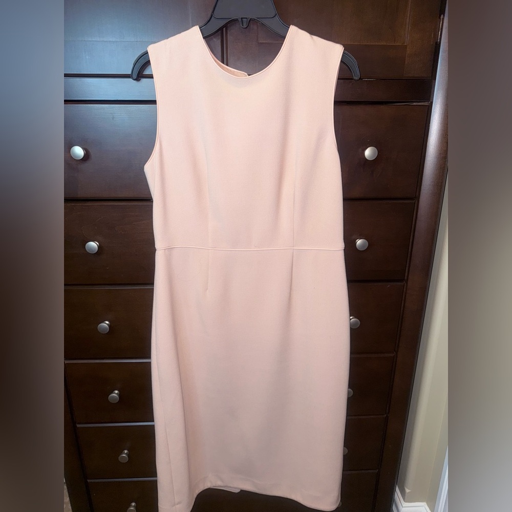 Ann Taylor Peach Midi Dress